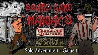 Wrath of Ashardalon DnD Board Game Solo Adventure 1  BoardGameManiacs [upl. by Haorbed]