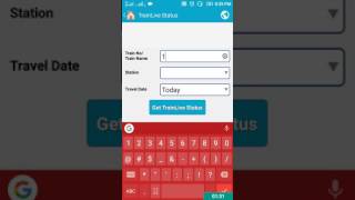 How to know the train live running status using INDIAN RAIL INFO app [upl. by Enelkcaj]