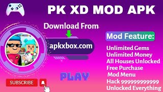 PK XD Mod Apk 1600 Unlimited Money and Gems [upl. by Yniffit69]