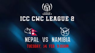 Nepal Vs Namibia  ICC Mens Cricket World Cup League 2  LIVE  Kantipur TV HD [upl. by Senior]