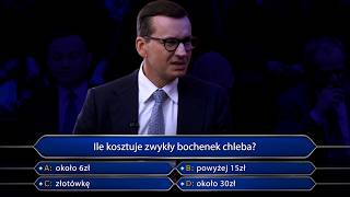 MORAWIECKI wystąpił w MILIONERACH [upl. by Edgard]