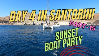 Greece UK Vlog Part 15 McKnights Sunset Boat Party [upl. by Remus]