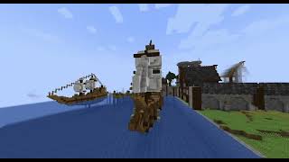 Minecraft Medieval Kingdom Galleom [upl. by Auqinat106]