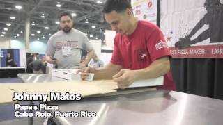 Fastest pizza makers largest dough stretchers and more at NAPICS [upl. by Michella737]