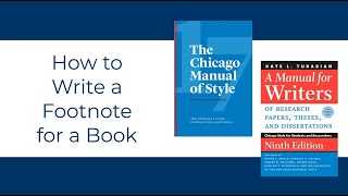 How to Write a Footnote for a Book [upl. by Nylarej]