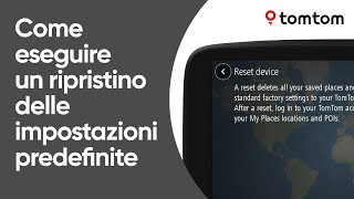 Come eseguire un ripristino delle impostazioni predefinite [upl. by Faulkner]