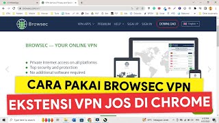 EKSTENSI VPN Cara Pakai VPN Browsec di Google Chrome  Browsec VPN Google Chrome Extensions [upl. by Leasim]