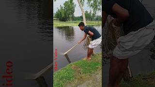 O My God mistake In Big Fish Village River Whit Net shorts [upl. by Rob]