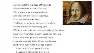 Sonnet 116 by Shakespeare [upl. by Iramat]