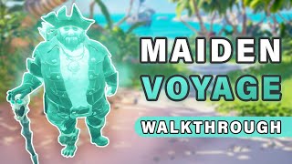 Maiden Voyage COMPLETE Walkthrough  All Commendations ► Sea of Thieves [upl. by Htbazile]