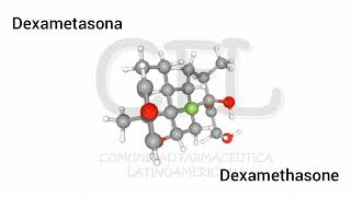 DEXAMETASONA ►► ⚛️ Estructura química interactiva 🧑🏻‍🔬 [upl. by Michaella]