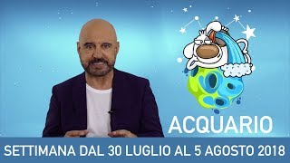 ACQUARIO l’oroscopo di Capitani  30 Luglio  5 Agosto [upl. by Cacia858]