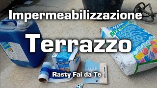 Impermeabilizzazione Terrazzo Fai da Te con Mapelastic [upl. by Toft]