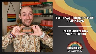 Making a Taylor Swift Inspired Vegan Cold Process Soap [upl. by Cosmo]