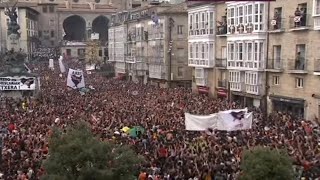 Fiestas de Blanca Vitoria gasteiz bajada de celedon 2024 [upl. by Anera]