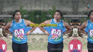 Shot put Junior Women 21st National Fed Cup Jr Athletics Championships 2023 [upl. by Dart371]