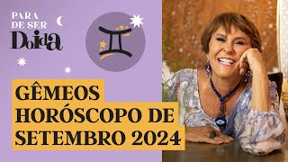 GÊMEOS  SETEMBRO de 2024 MÁRCIA FERNANDES faz PREVISÕES para o SIGNO [upl. by Nrubyar]