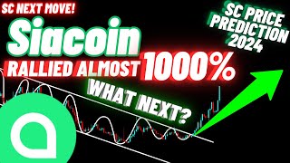 Siacoin Rallied Almost 1000 Now What Next  SC Crypto Coin Price Prediction 2024 [upl. by Ayotan17]