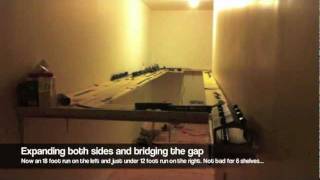 oorailcom  How to Build a OO gauge shelf layout model railway [upl. by Peggy]