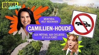 Montréal veut redonner CamilienHoude aux piétons aux cyclistes et à la forêt [upl. by Zwick273]