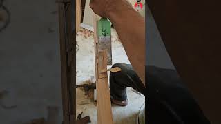 Door Hinges Fitting Process woodworking tips [upl. by Jairia]