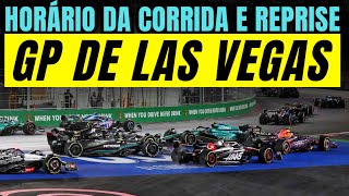 GP DE LAS VEGAS HORARIO DA CORRIDA E REPRISE NA TV BAND E BAND SPORTS  FORMULA 1 [upl. by Adnanref]