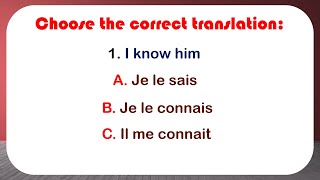 The Best Way to Improve your French  Translation Quiz [upl. by Maurilla]