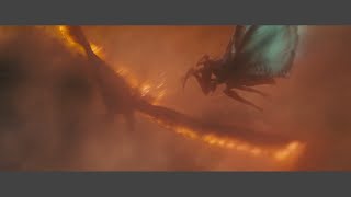 Mothra fights Rodan death of Mothra [upl. by Lehcsreh]