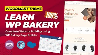 WP Bakery Page Builder Tutorial with complete Website in HindiUrdu 2024  Wordpress Theme WoodMart [upl. by Eelirak]