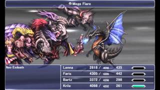 Final Fantasy V Steam  Neo Exdeath No Rapid Fire No Casualties [upl. by Capon]