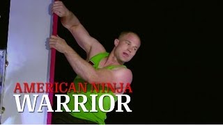 Brian Arnold at the National Finals Stage 3  American Ninja Warrior [upl. by Lebar]