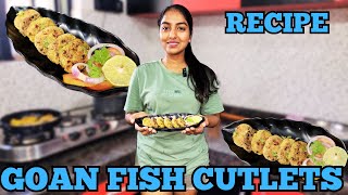 Goan Fish Cutlets Recipes konkanirecipes konkanivlog [upl. by Enirak]