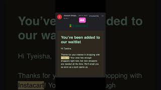 Look how long I have been on the wait list for instacart instacart waitlist instacartshopper [upl. by Akimyt663]