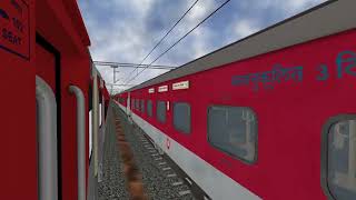 MSTS12340 PARALLEL RUN NDLS SLDH RAJDHANI SHANDAR PARALLEL RUN [upl. by Toft]