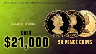 Queen Elizabeth II 50 pence Coins Could Be Worth So Much Unbelievable UK Coins [upl. by Inanaup]