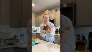 Think this might be the easiest dessert ever🍑🍫easyrecipe easydessert recipe chocolate shorts [upl. by Yllier]