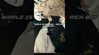 World Is Spinning X Rich Boy Edit Audio shorts [upl. by Cesar]