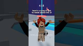 song to get to know abt me✨️ creRealHaz3l roblox obby towerfl [upl. by Dona676]