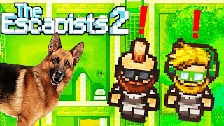 Angry Police Dogs Attack Prison Escapists  The Escapists 2 Gameplay Preview  Multiplayer [upl. by Odawa446]