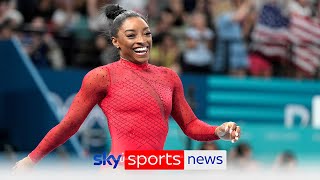 BREAKING Simone Biles wins womens vault gold for Team USA [upl. by Efron28]