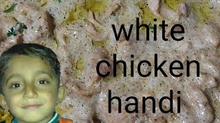 White Chicken Handi Frango Branco à Mão [upl. by Carolee669]