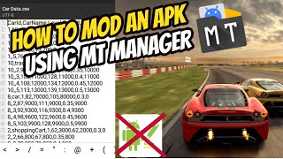 How to mod android games using MT MANAGER [upl. by Hess847]