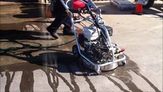 Concrete Surface Cleaning  Makinex DPW 4000 [upl. by Radnaskela]