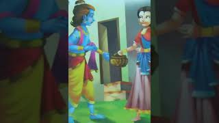 श्री कृष्ण ओर् राधा की भेट 💃trending  shree krishna lila love viralvideo [upl. by Jean592]