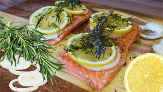 Zarter Ofenlachs  schnell amp sehr lecker Lachs Rezept Лосось в духовке [upl. by Freida430]