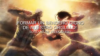 『Shinzo Wo Sasageyo』 Linked Horizon  Shingeki No Kyojin  op 3  sub español  romaji AMV [upl. by Cioban]