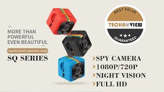 Technoview Mini Spy Hidden Camera 1080p Video and Audio Recording Night Vision Mode Smallest Camera [upl. by Mikol]