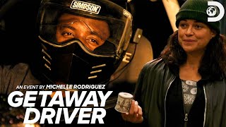 Driver Escapes Michelle Rodriguez’s Obstacle Course  Getaway Driver [upl. by Adiuqal902]