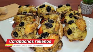 🦀🦀CARAPACHOS RELLENOS♨️🇪🇨 [upl. by Herrod]