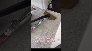 Carpet installation using power stretcher [upl. by Hoashis876]